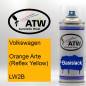 Preview: Volkswagen, Orange Arte (Reflex Yellow), LW2B: 400ml Sprühdose, von ATW Autoteile West.